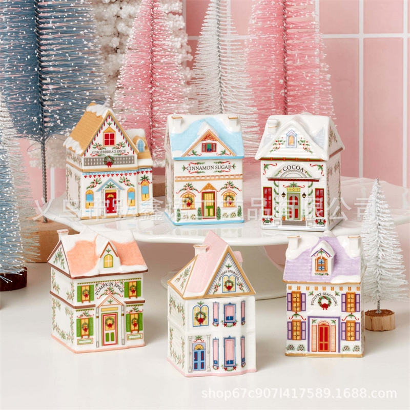 Home Fragrance Gingerbread - Holiday Village Spice House Set Mini