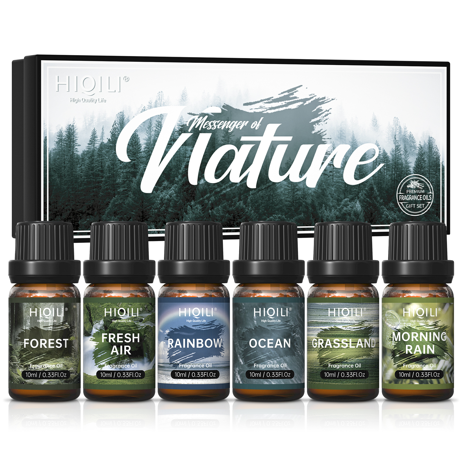 Home Fragrance Units - HIQILI Fragrance Oils Set-Nature Theme |