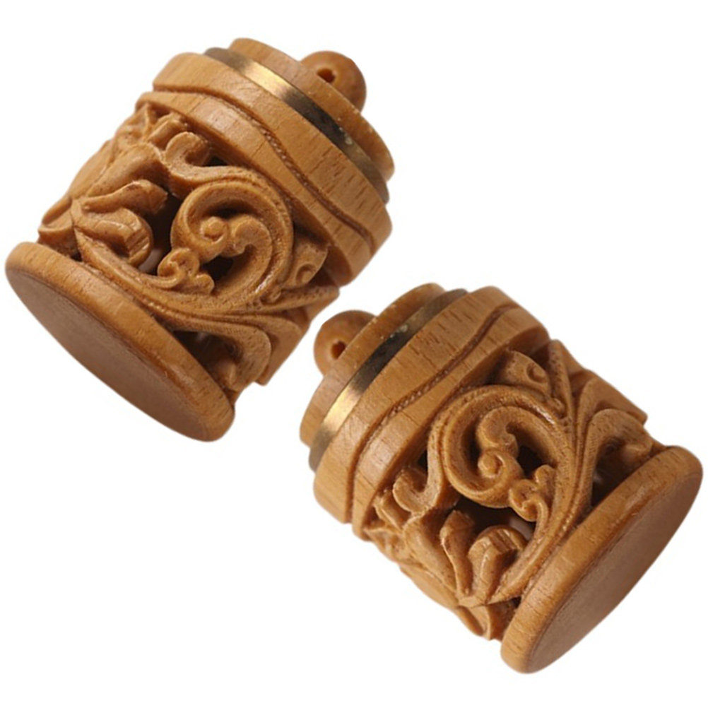 2Pcs Carved Wooden Aroma Beads – Aroma Bead Sachet Bewertung und Preis