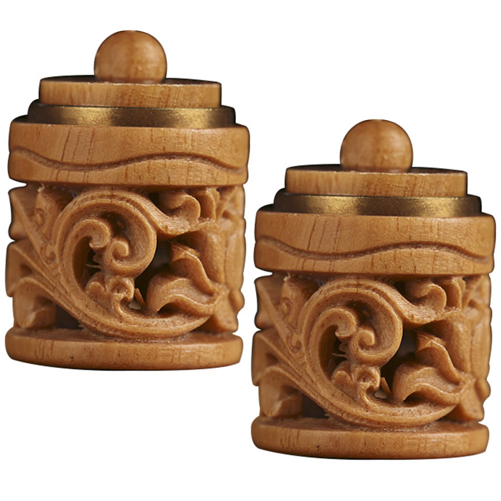 2Pcs Carved Wooden Aroma Beads – Aroma Bead Sachet Bewertung und Preis