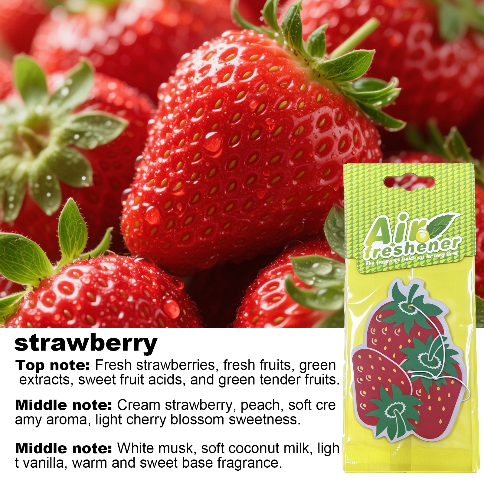 3-20Pcs Strawberry Car Air Fre – Home Fragrance No 3 Bewertung und Preis