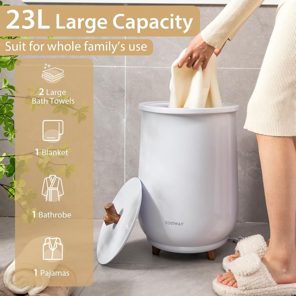 23L Towel Warmer with 4 Timers – Home Fragrance No 3 Bewertung und Preis