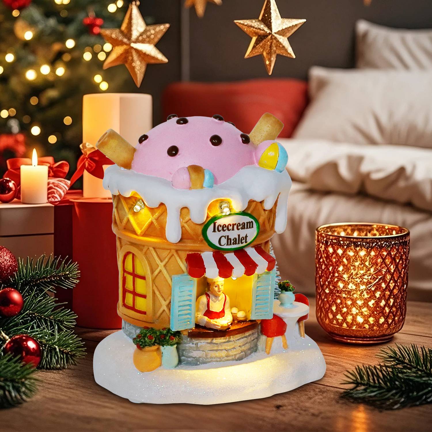 Light up Gingerbread Village H – Home Fragrance Gingerbread Bewertung und Preis