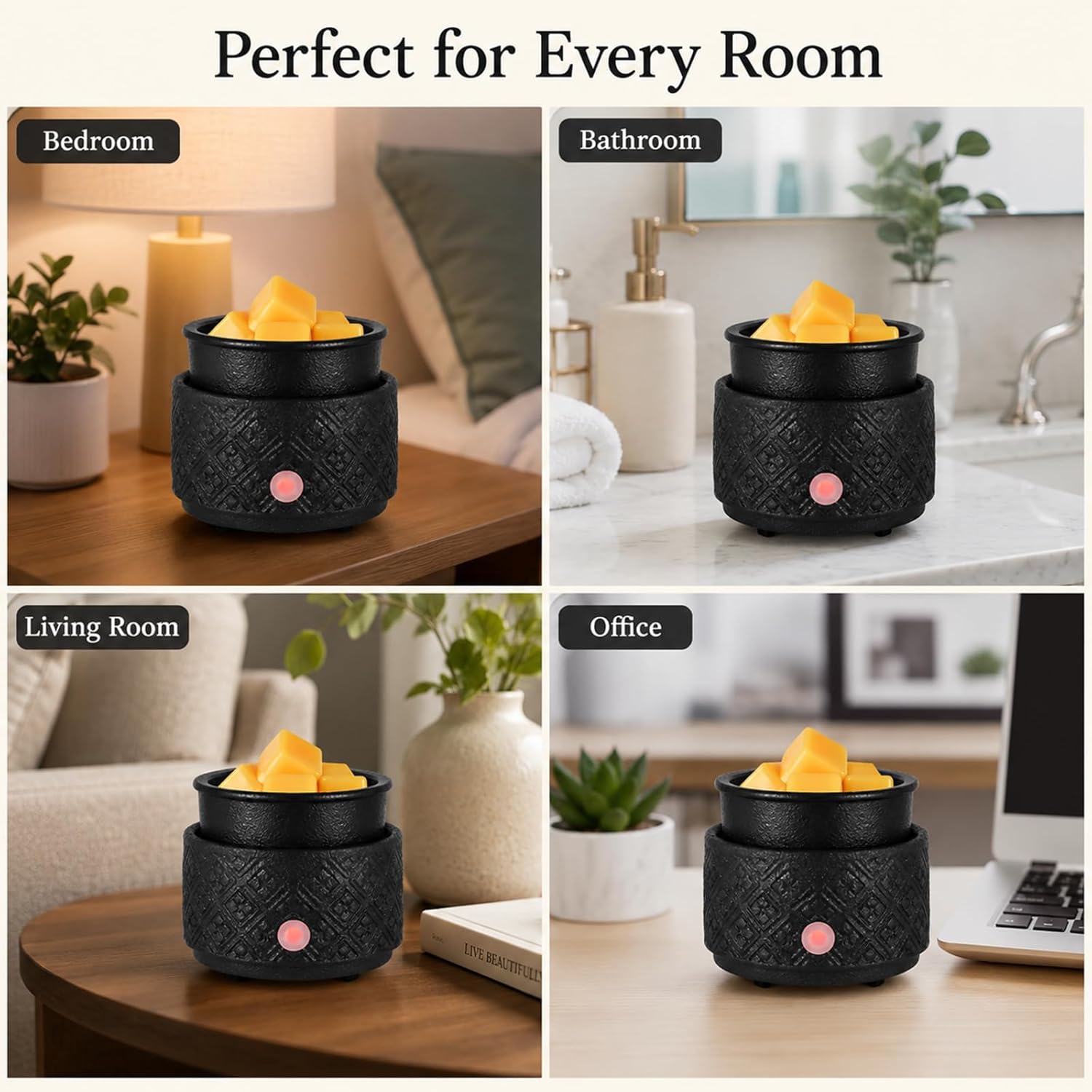 3-in-1 Ceramic Wax Melt Warmer – Home Fragrance No 3 Bewertung und Preis