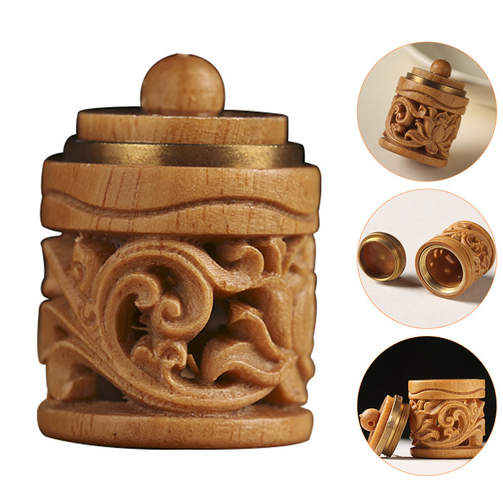 2Pcs Carved Wooden Aroma Beads – Aroma Bead Sachet Bewertung und Preis