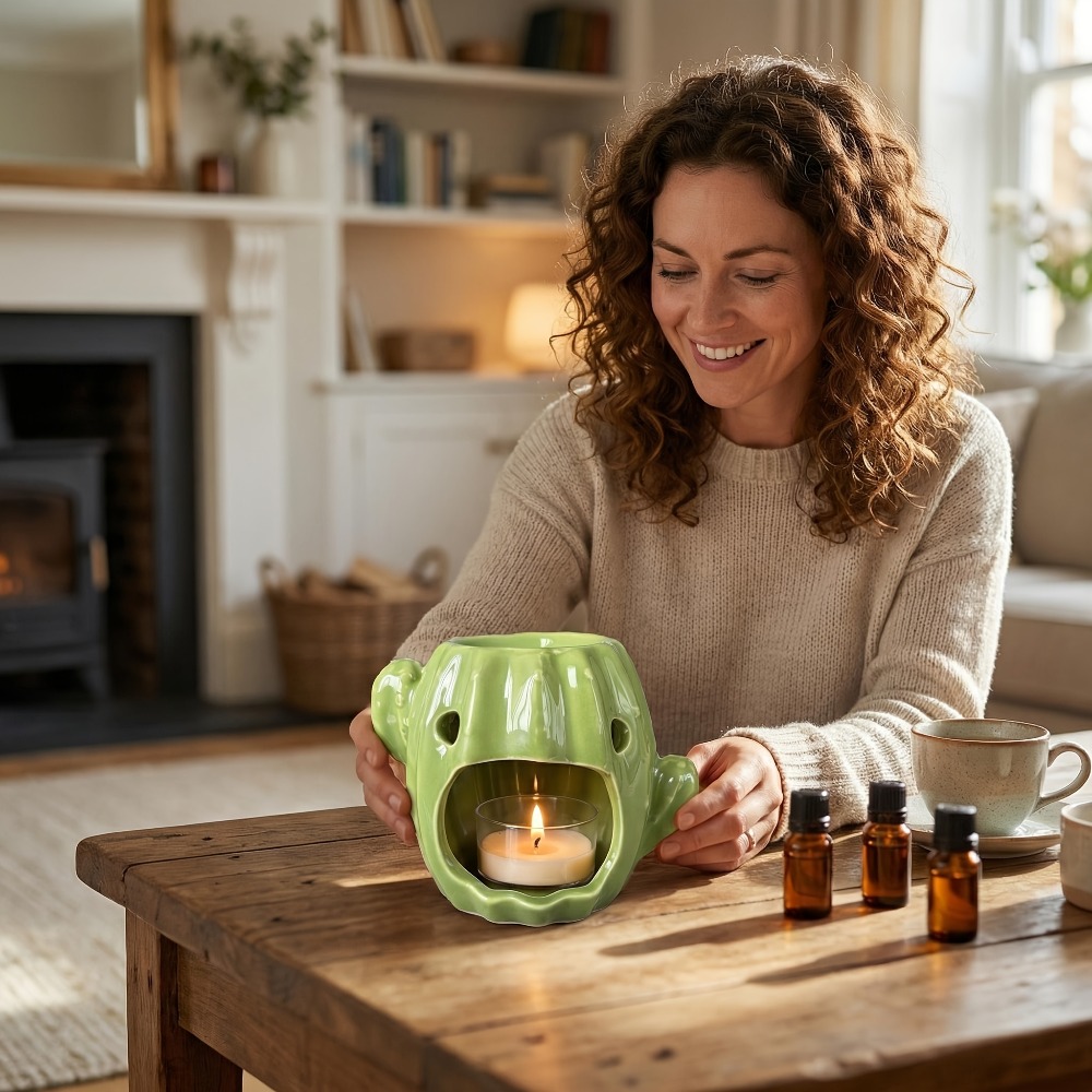 Cactus Shaped Ceramic Oil Burn – Wax Melt Burner Bewertung und Preis