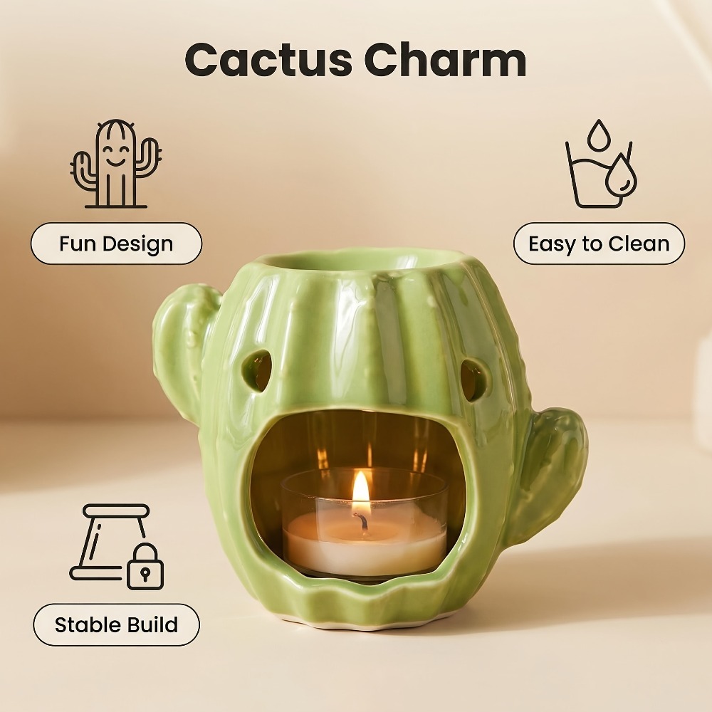 Cactus Shaped Ceramic Oil Burn – Wax Melt Burner Bewertung und Preis